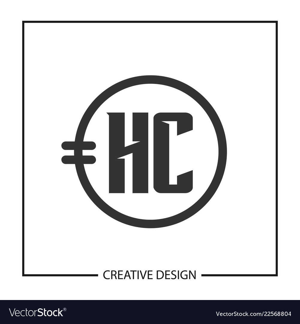 HC Initial Logo Template – Monogram Style