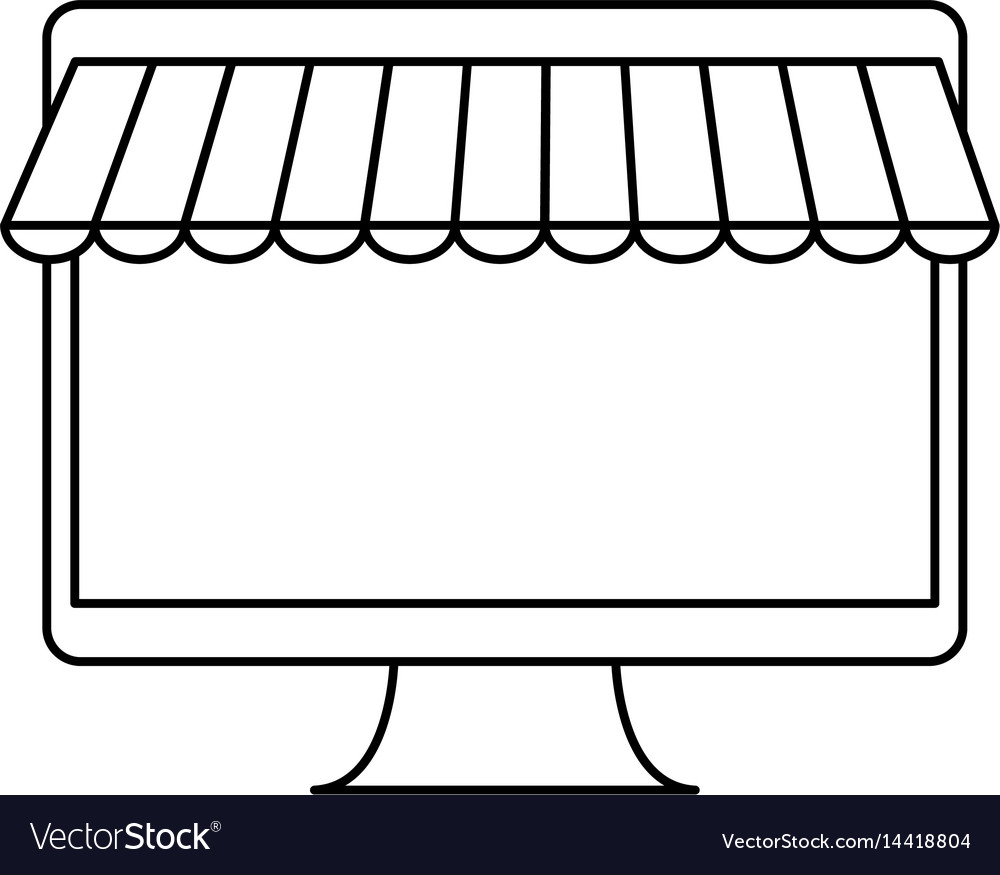 Monitor computer icon