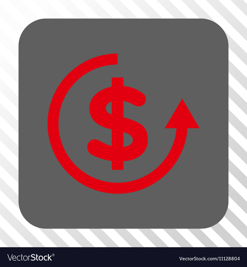 Refund rounded square button
