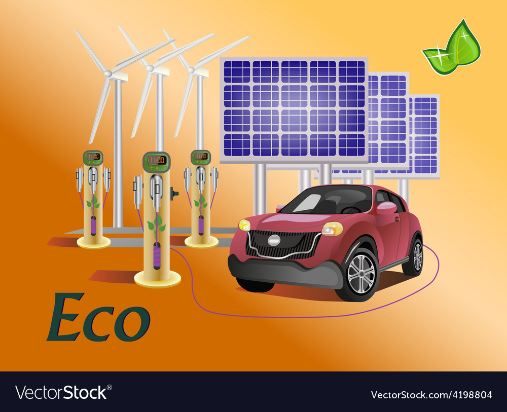 Set eco Royalty Free Vector Image - VectorStock