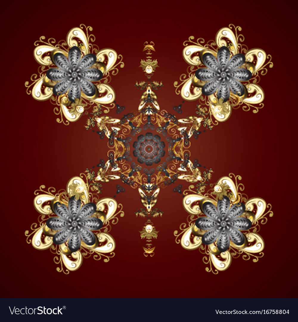 Snowflakes background pattern