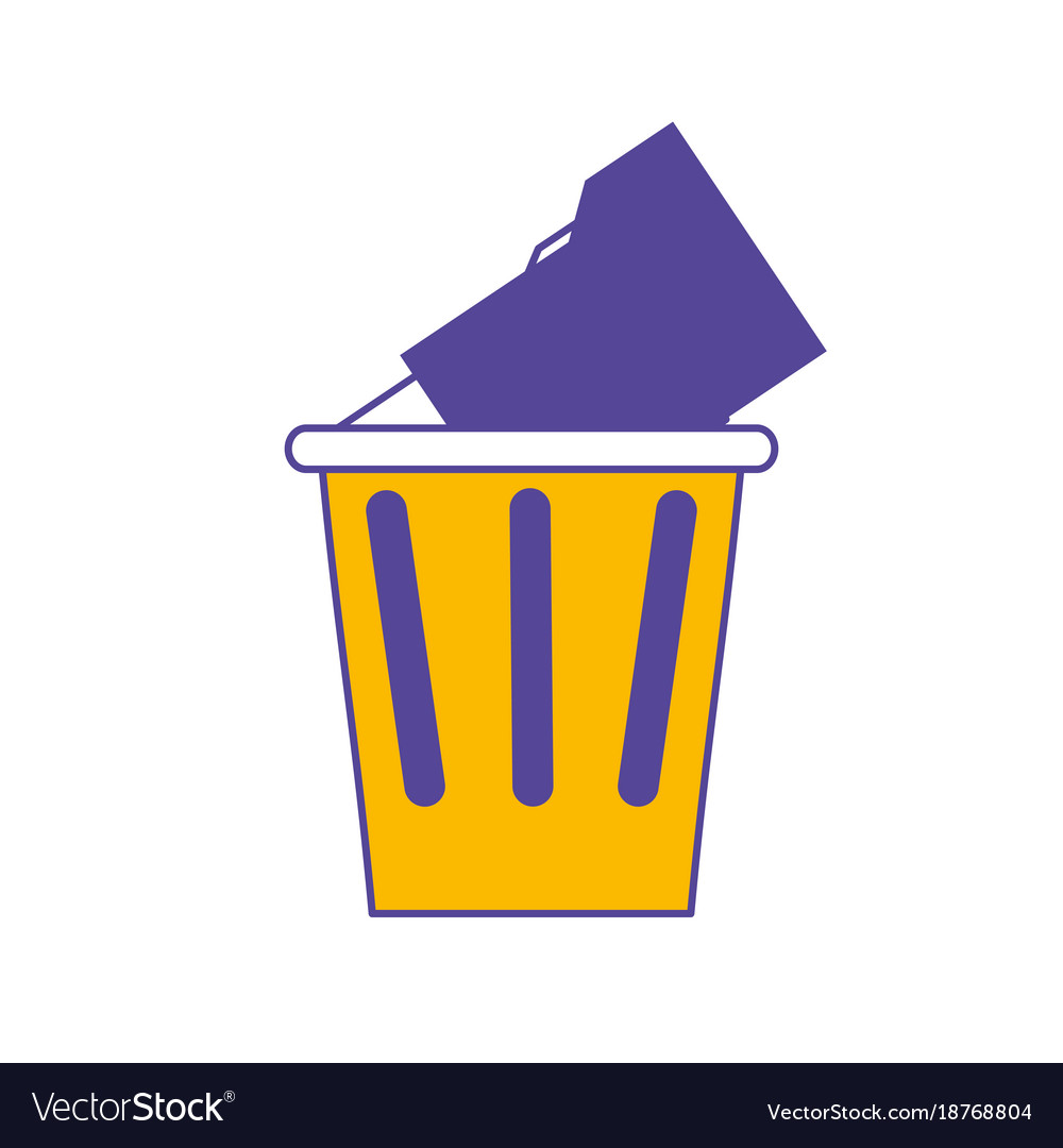 Trash and folder icon