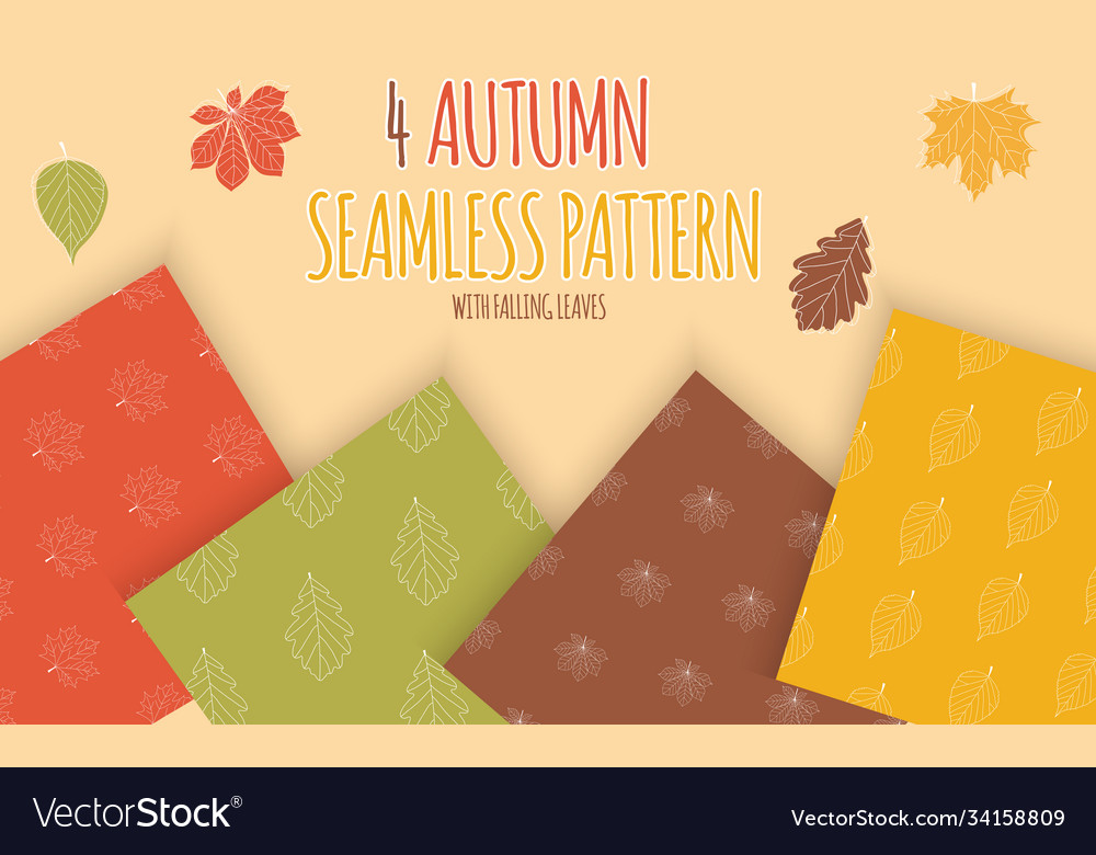 Abstract seamless pattern background with falling