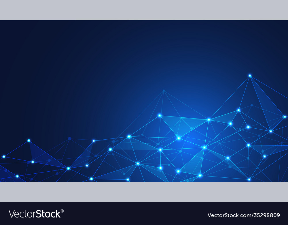 Abstract technology background with connecting vector image Abstract technology background with connecting