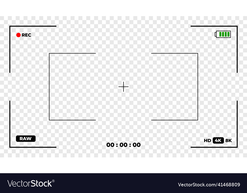 Camera lens view finder display background