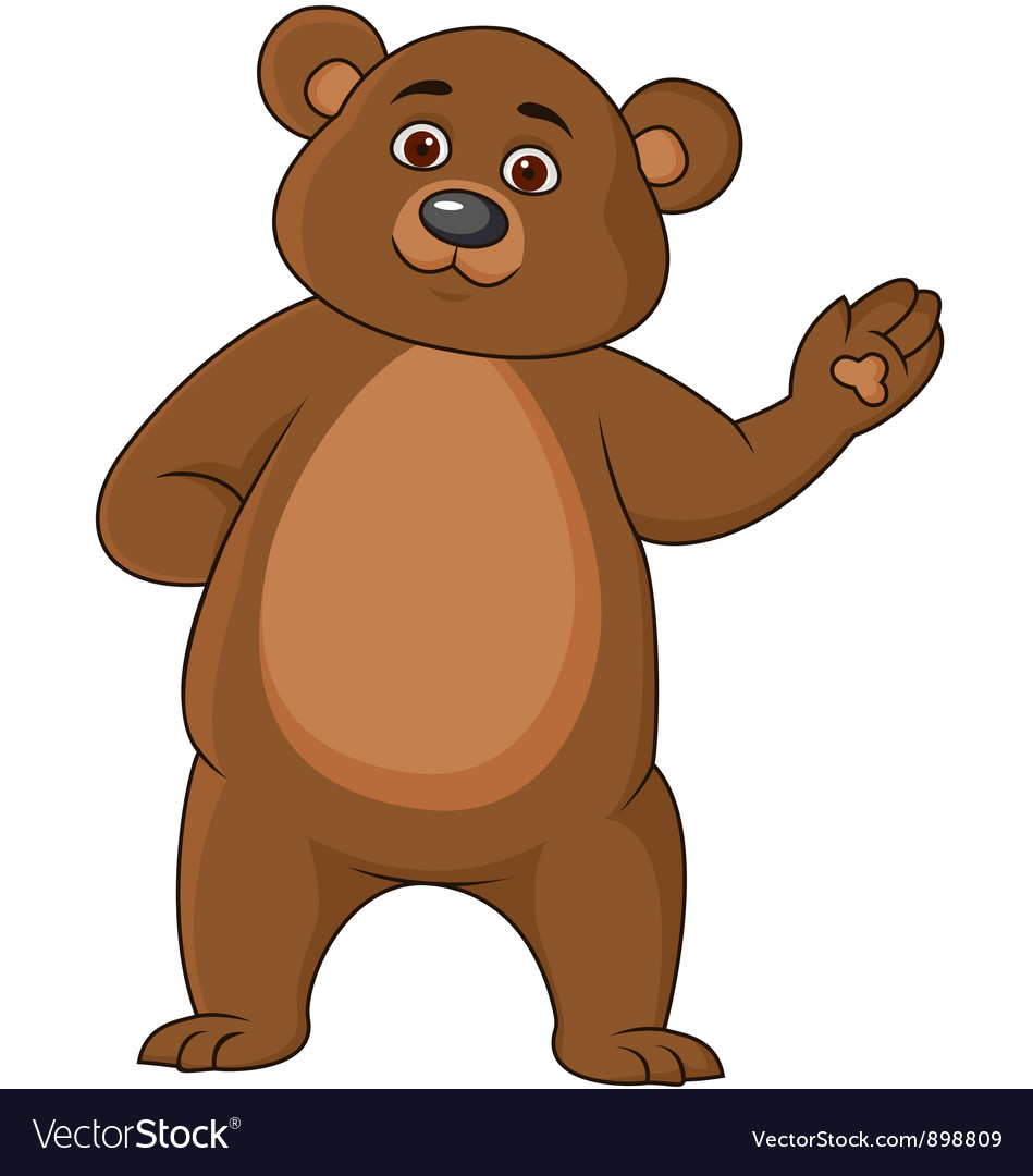 Cartoon Brown Bear - Cute Cartoon Brown Bear, Cartoon Bear, Cute Bear ...