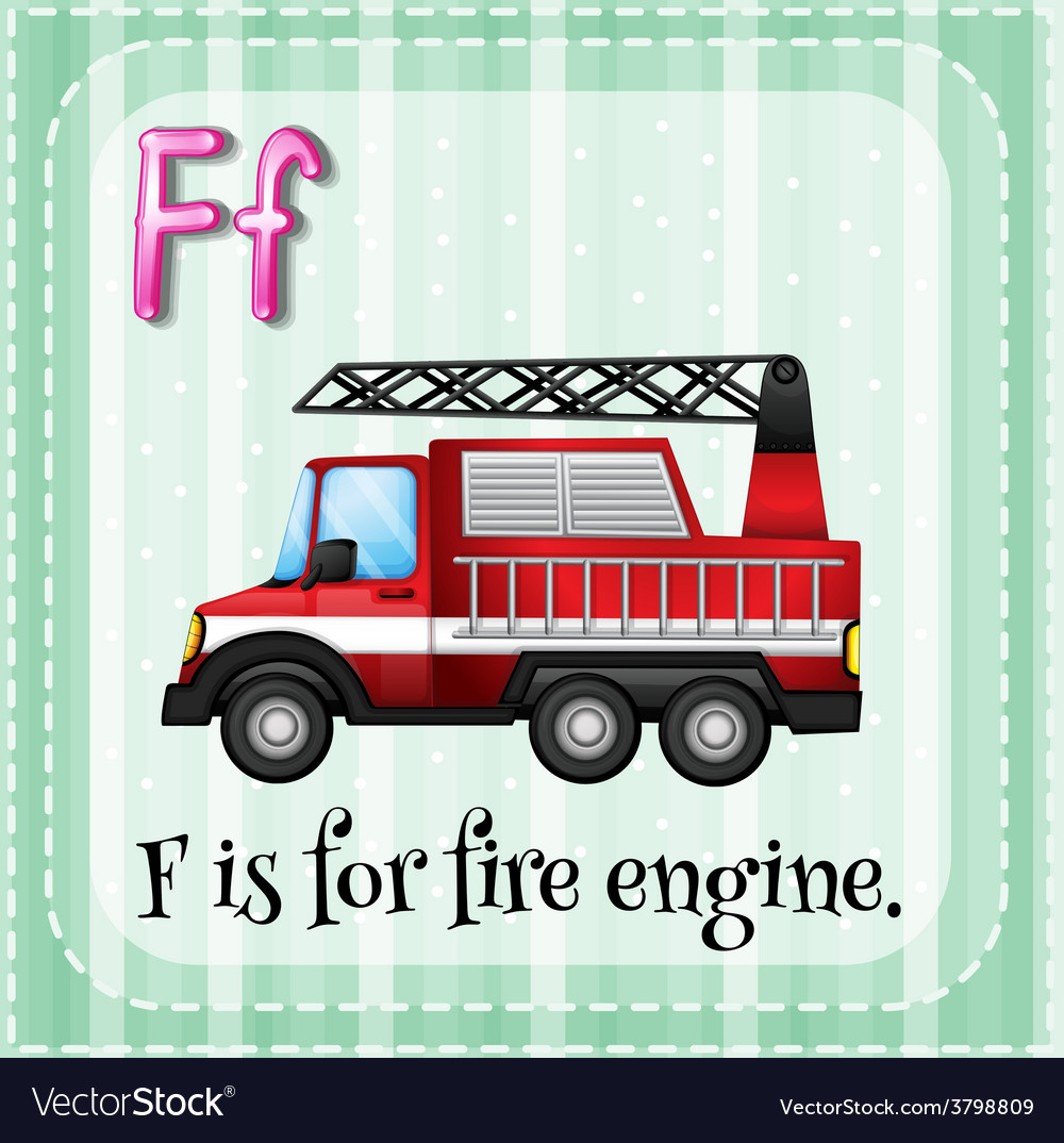 Пожарный на английском. Буква f Fire Truck. Fire Truck Flashcards for Kids. Alphabet Fire engine. Fire Truck Flashcard English