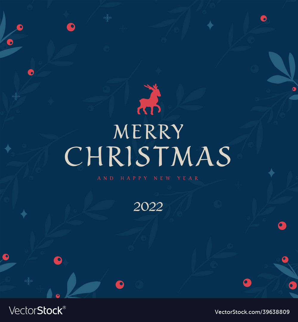 Frohe Weihnachtskarten und Einladungen vector image Frohe Weihnachtskarten und Einladungen