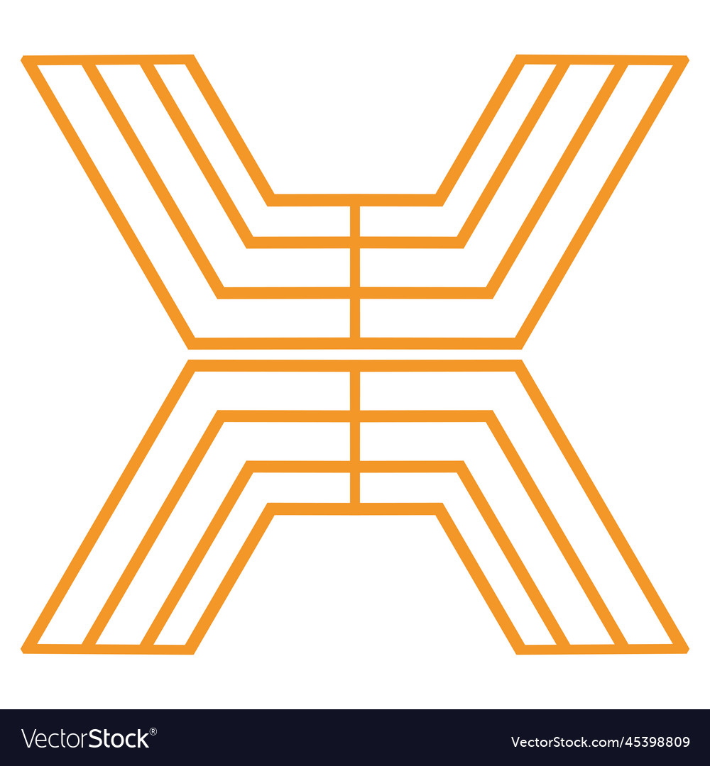 Modern geometric hexagonal shape design