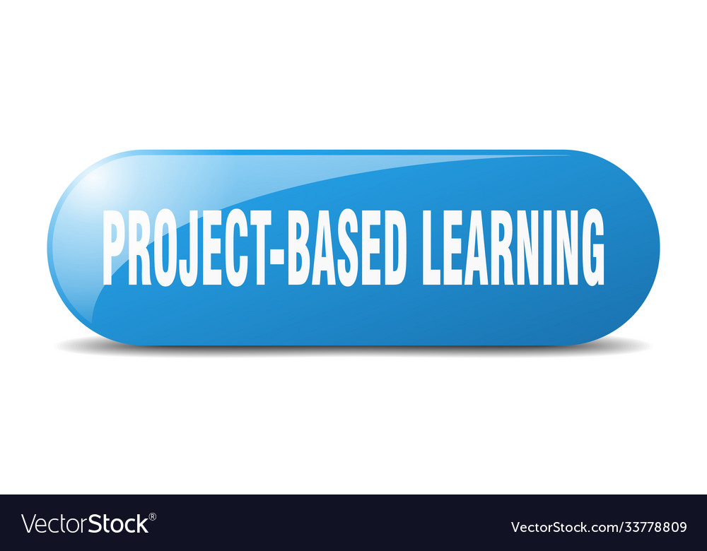 Project-based learning button sticker banner