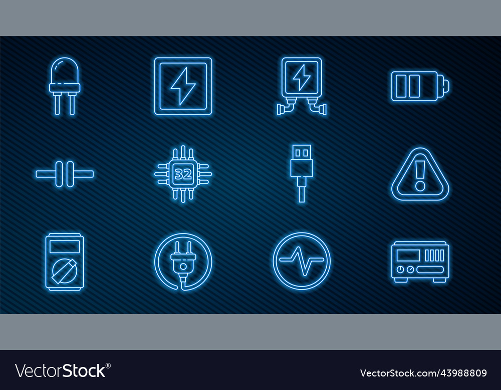 Set line electrical measuring instruments