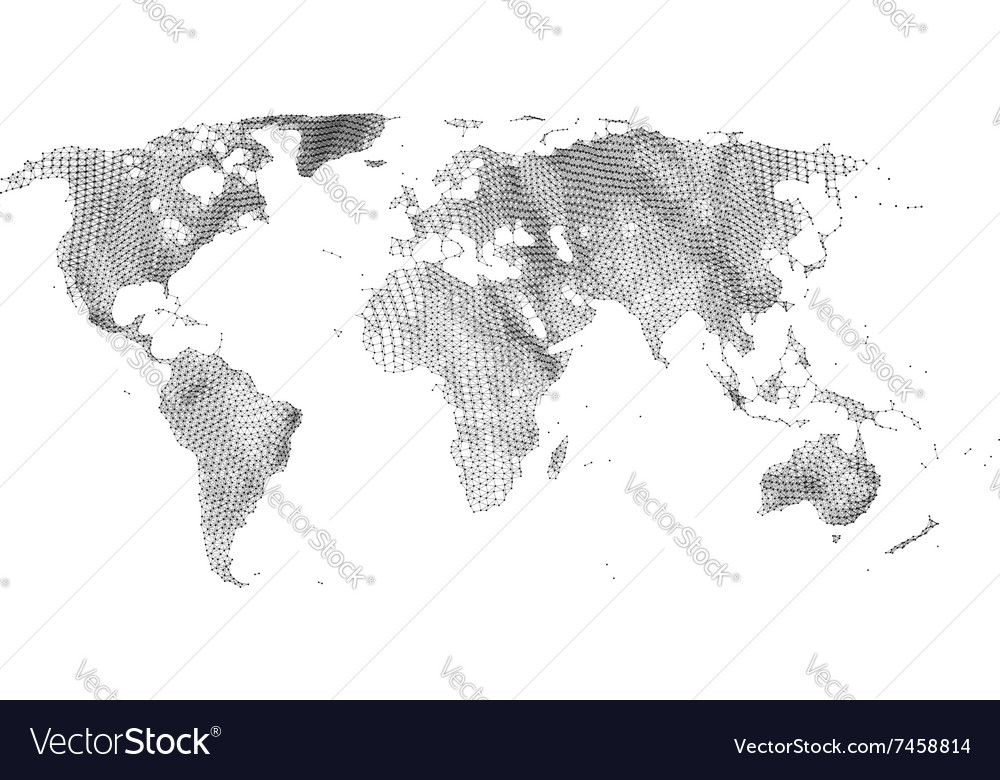 Global Network World Map