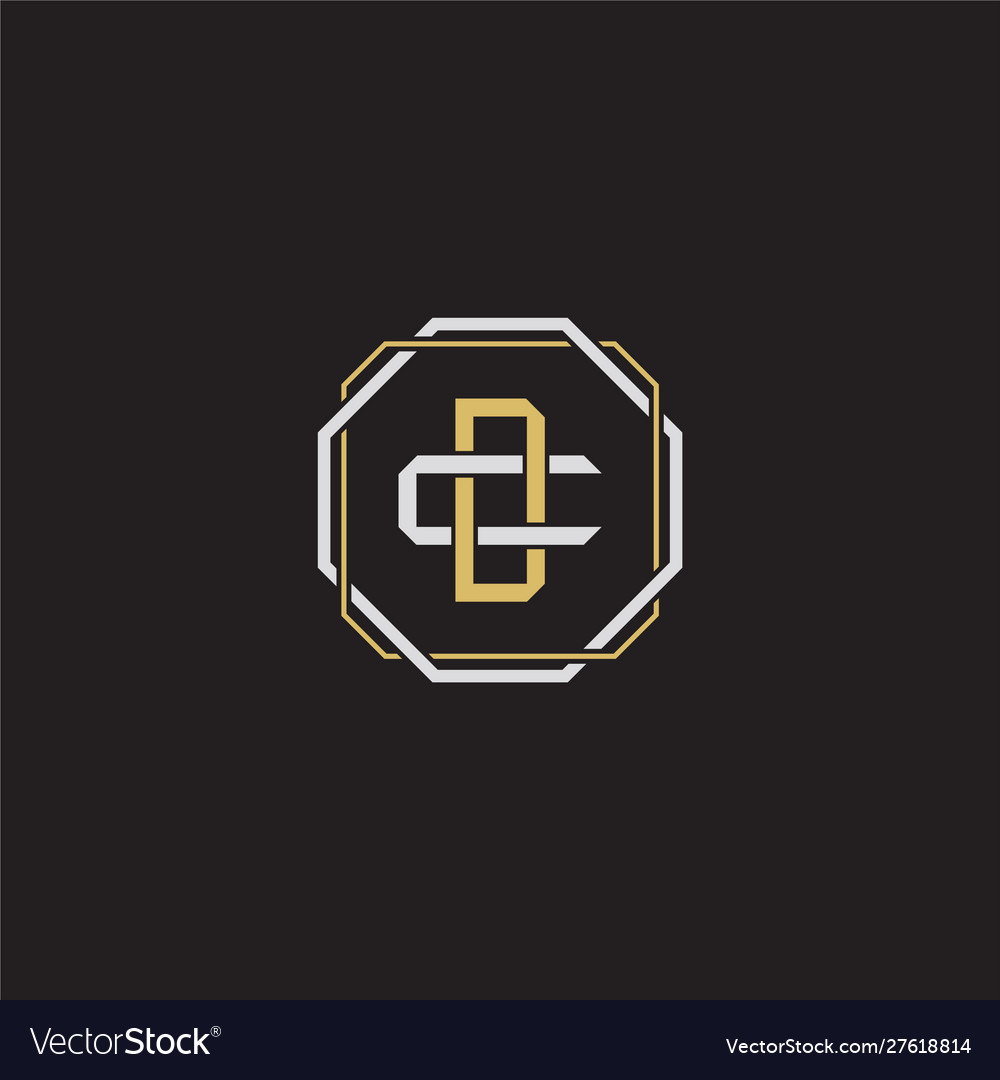Overlapping Initial Logo - DC Monogram