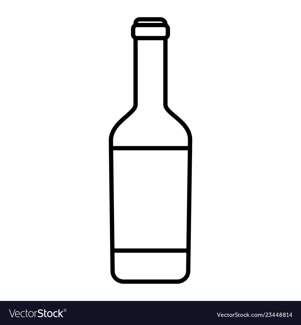 Wine bottle design Royalty Free Vector Image - VectorStock