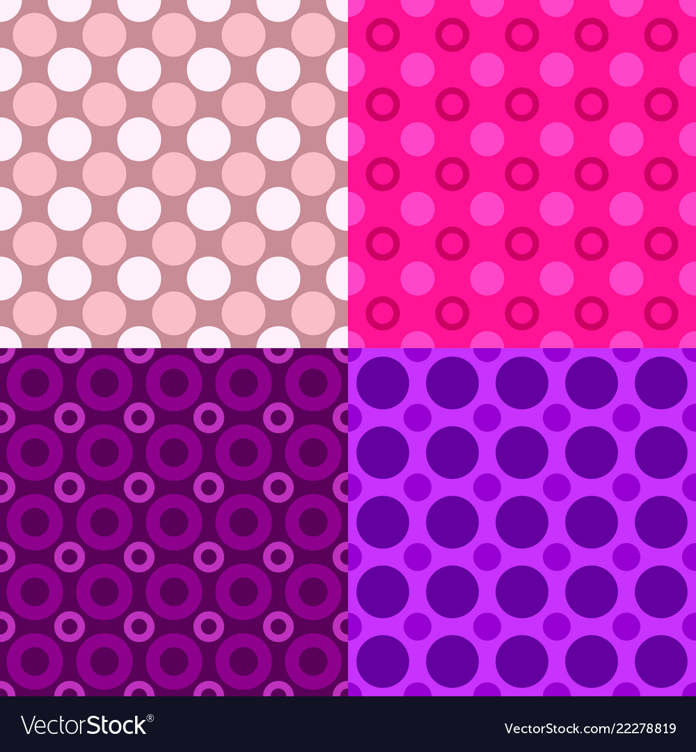 Abstract seamless circle pattern design