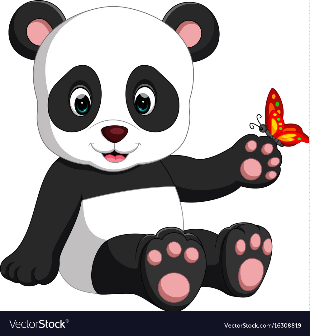 Premium Vector Clipart Kawaii Panda Schattige Panda Planning Clipart Sexiz Pix 9565