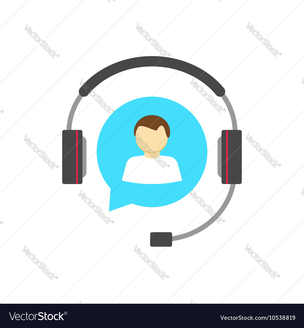 Customer Help Desk Logo Concept Support Service Vector Image