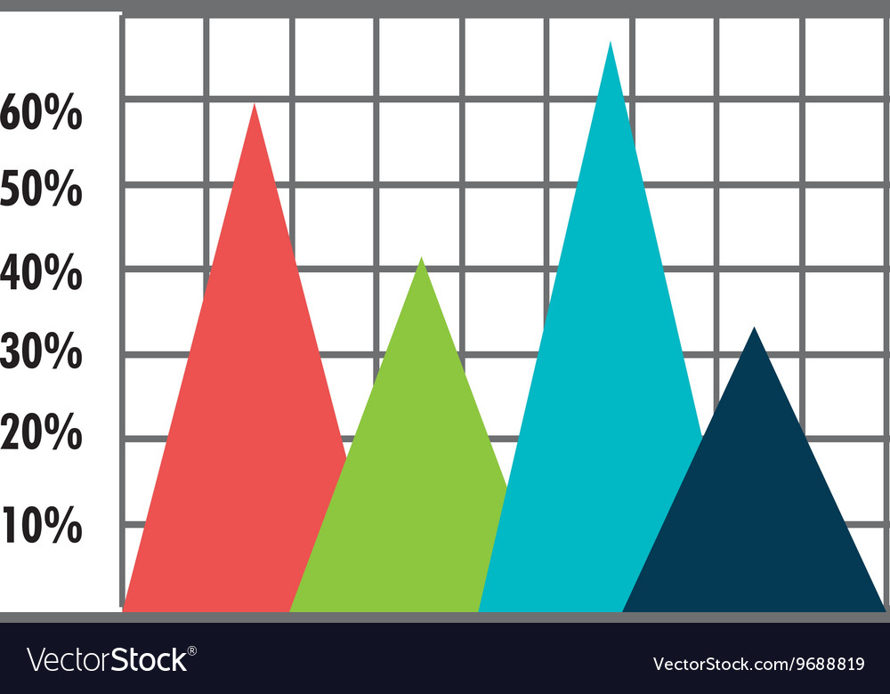 Spreadsheet with statistics graphics icon