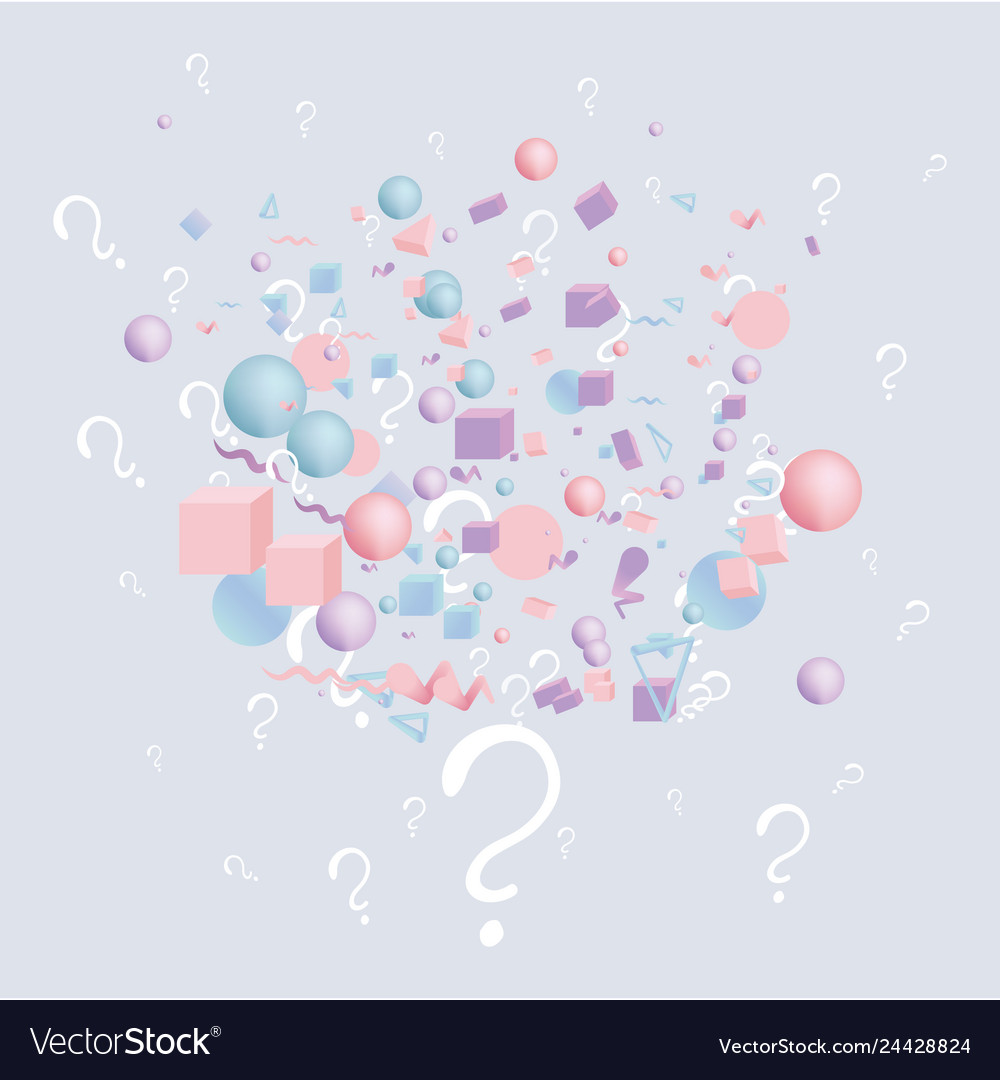 3d figures realistic primitives composition vector image 3d figures realistic primitives composition