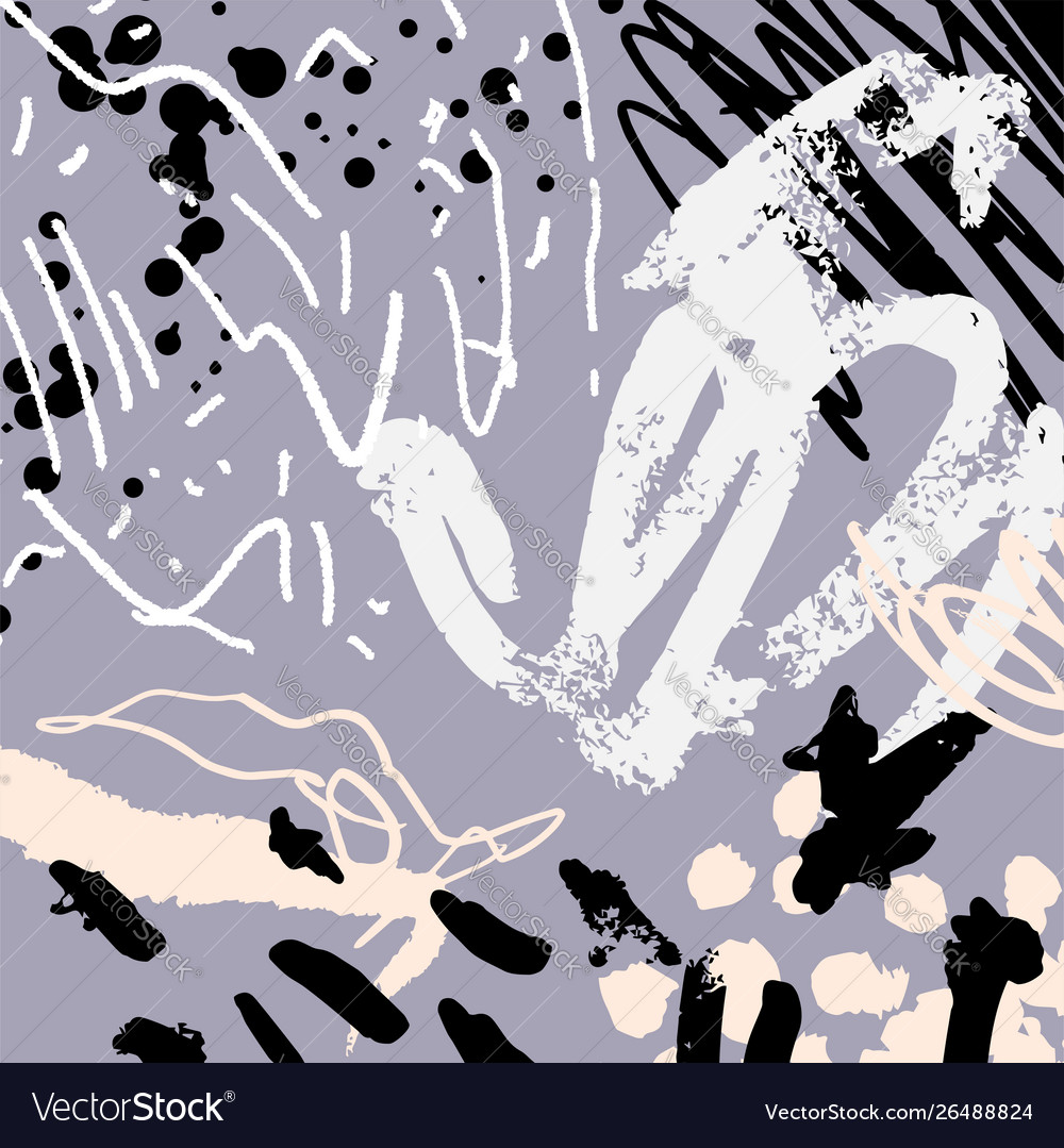 Abstract Brushstroke Pattern