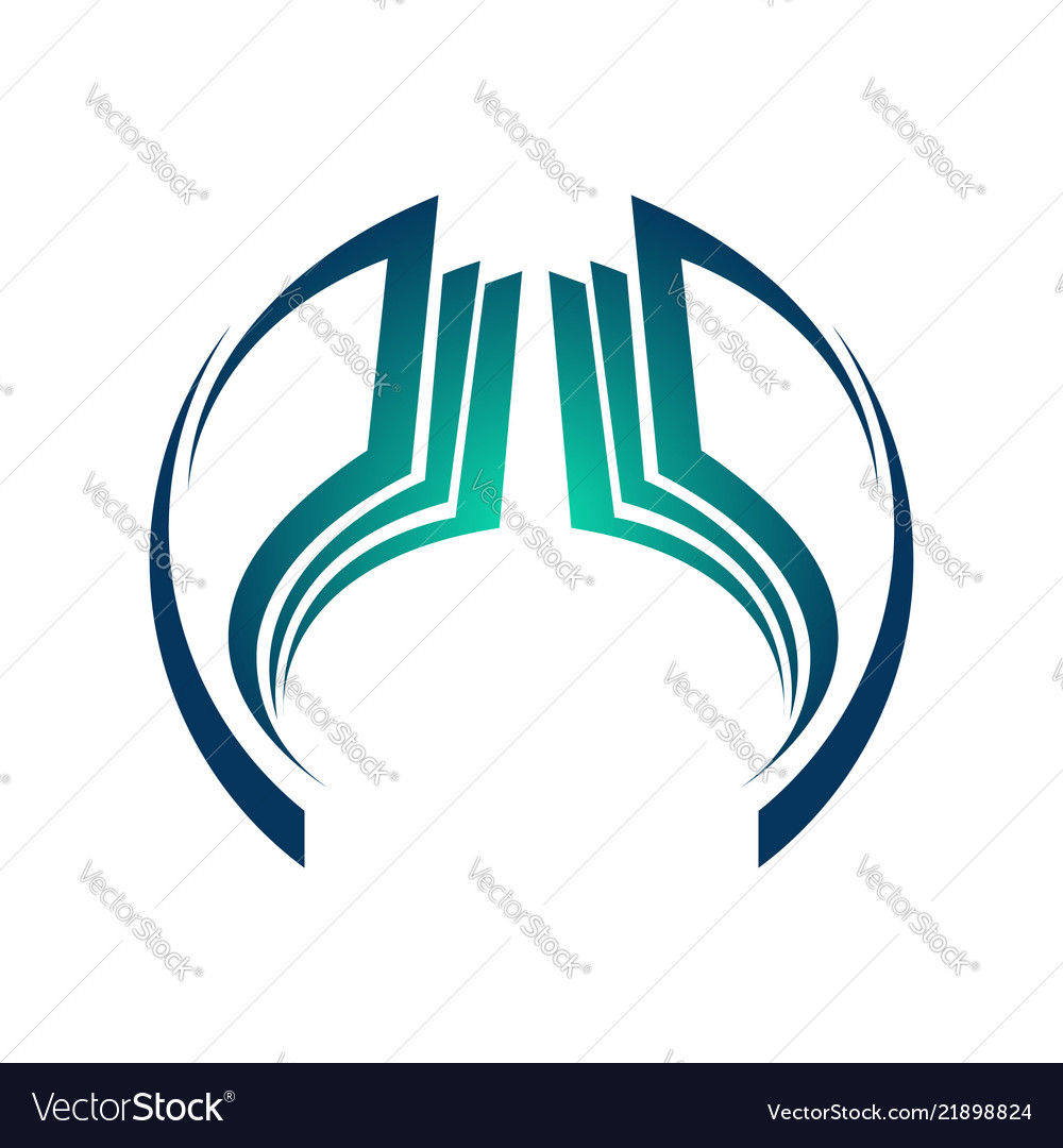 Abstract circle shape gradient color design Vector Image Abstract circle shape gradient color design