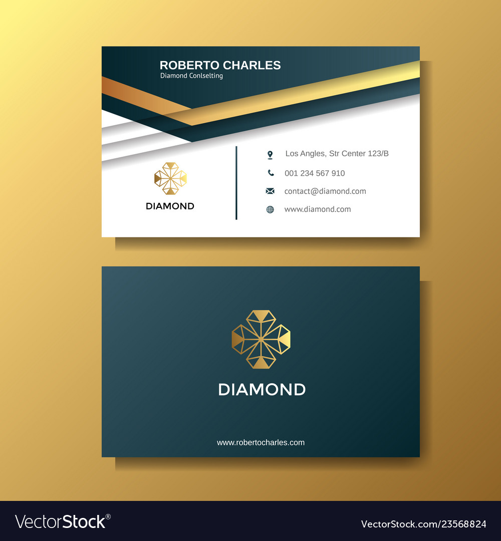 gold business Creative card luxury with