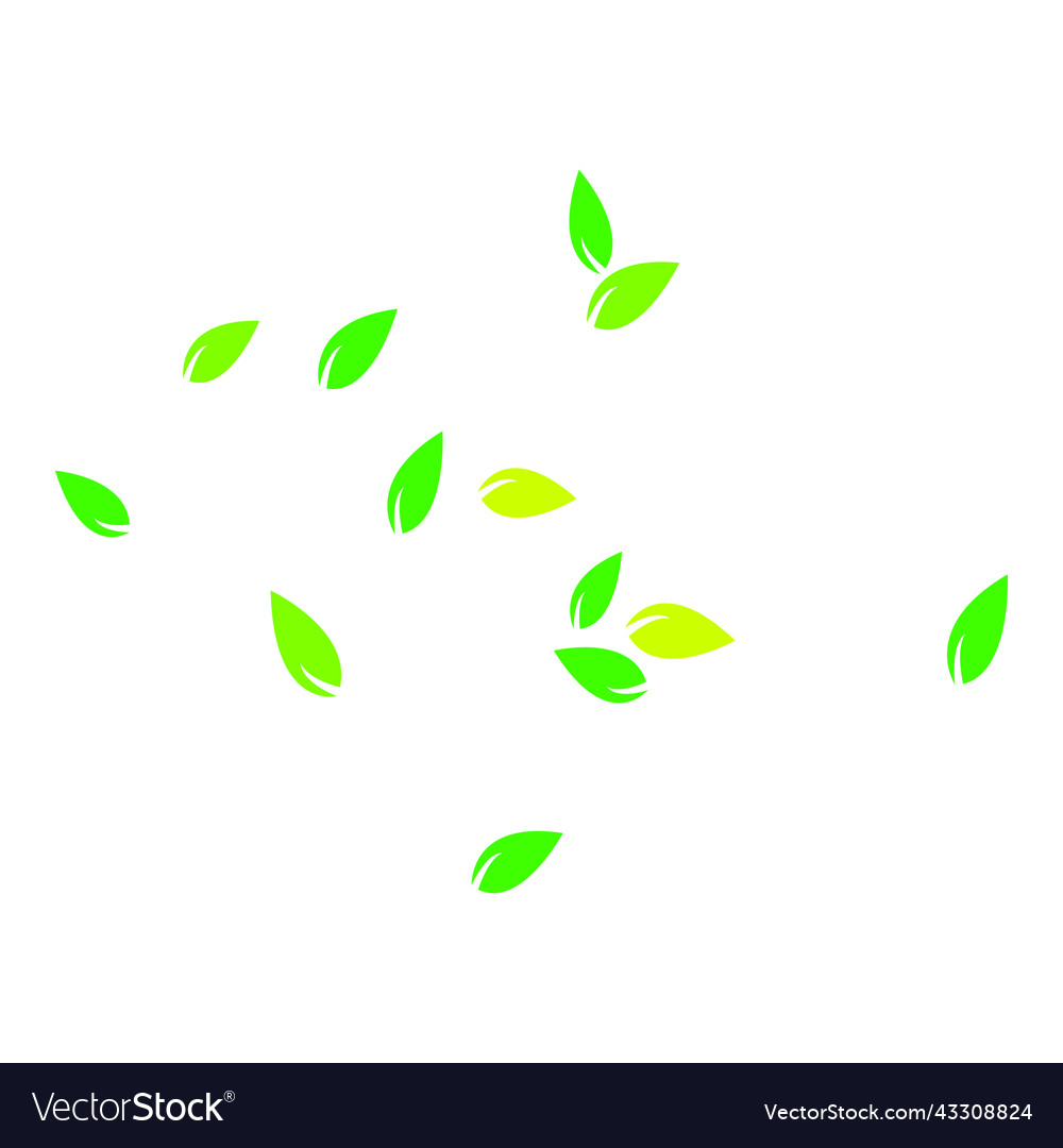 Leaf background logo