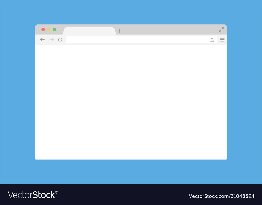 Moderne Browser Fenster Mockup