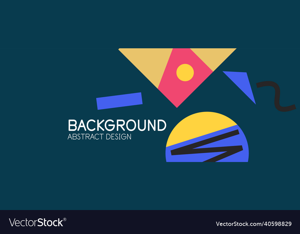 Abstract background blocks lines triangles