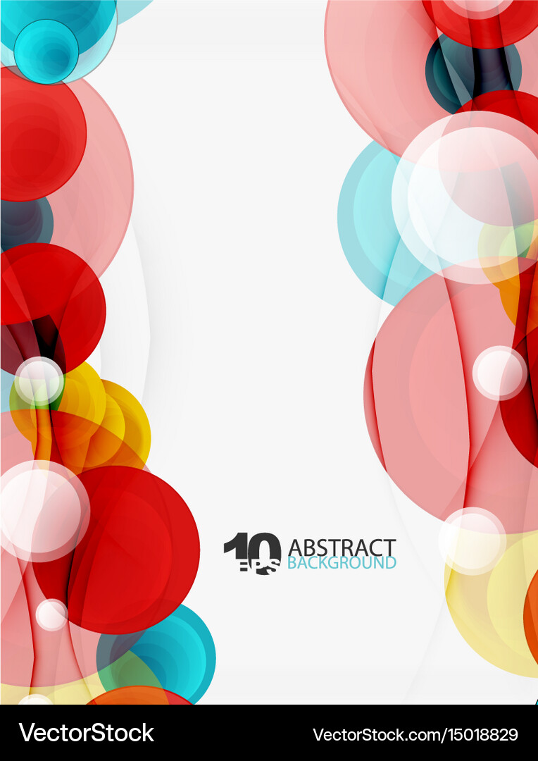 Circle background Royalty Free Vector Image - VectorStock