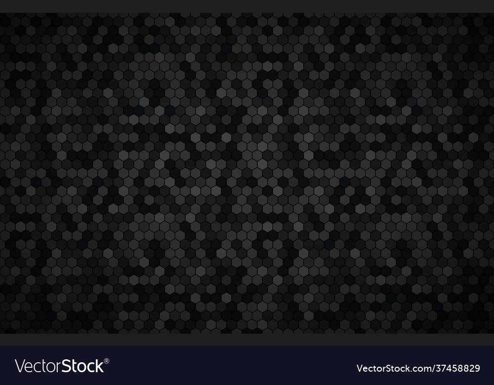 Dark widescreen background with hexagons