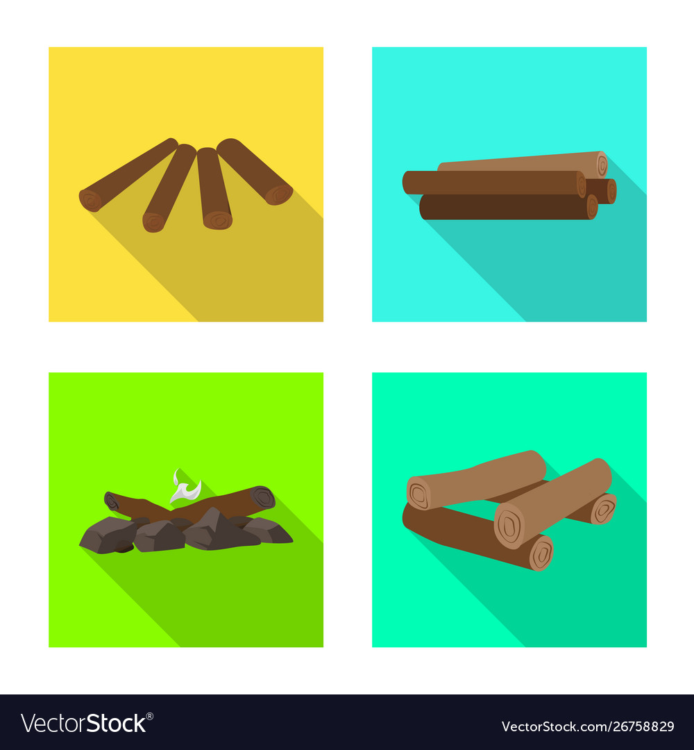 Design material and logging sign vector image Design material and logging sign