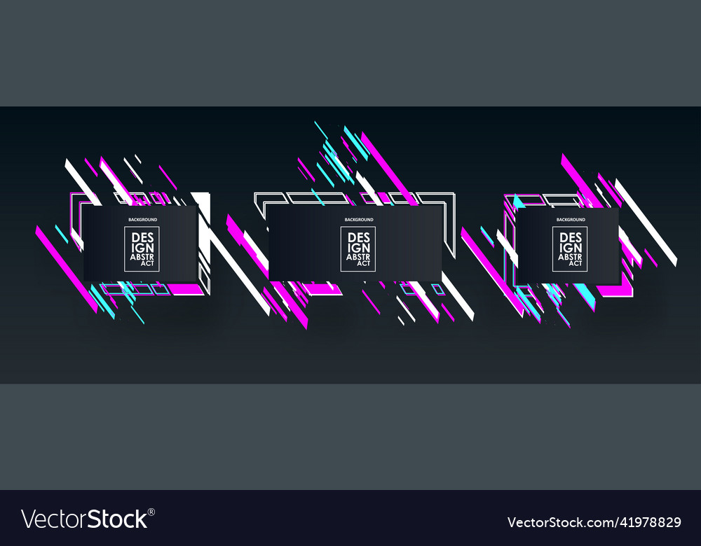 Hipster rectangular frames Vector Image Hipster rectangular frames