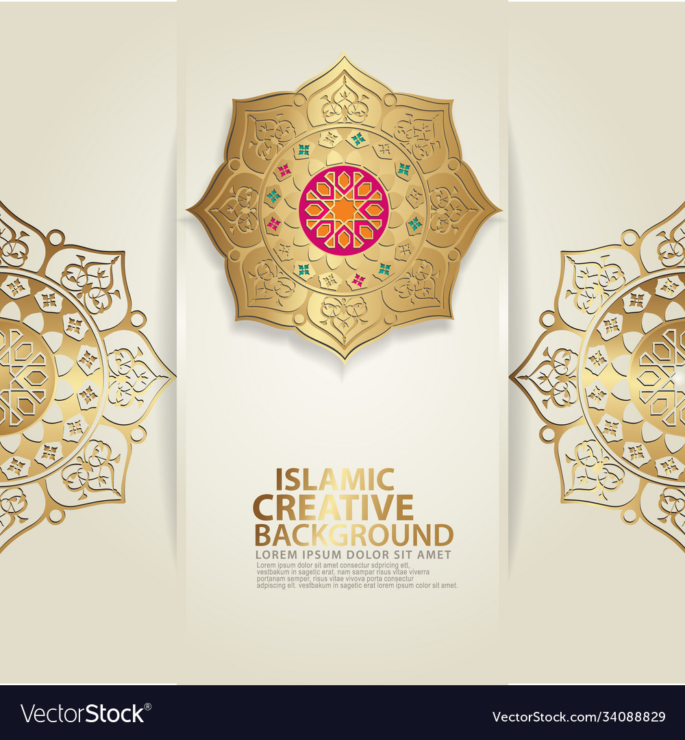 Islamic traditional wedding events and other Vector Image