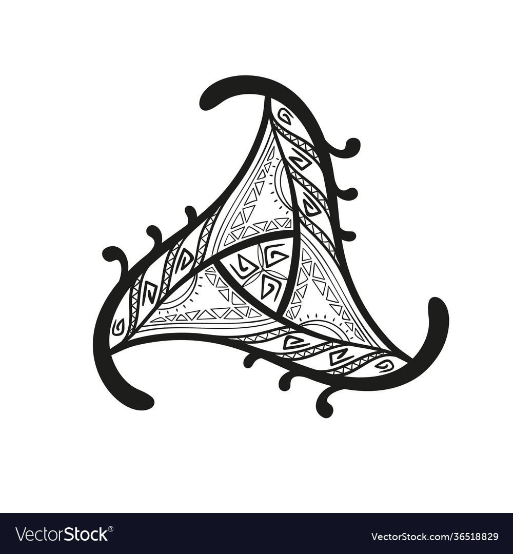 Triangular Ornamental Pattern