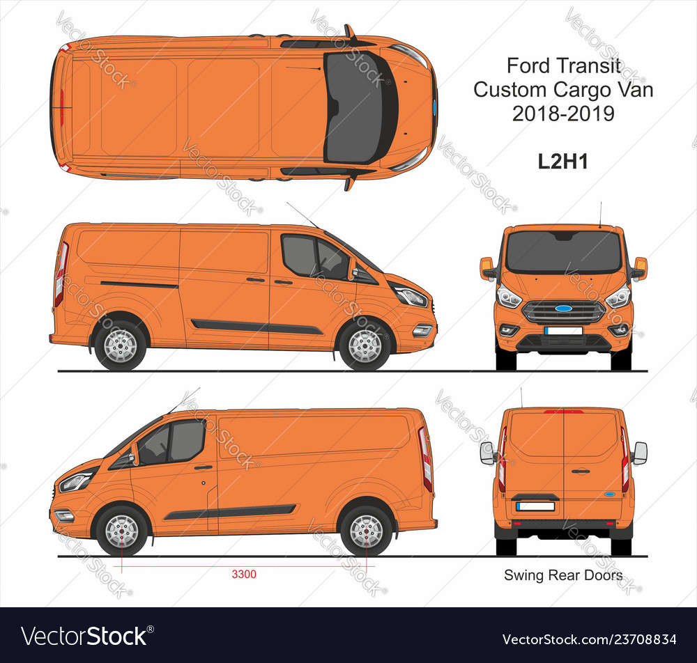 Vector ford transit