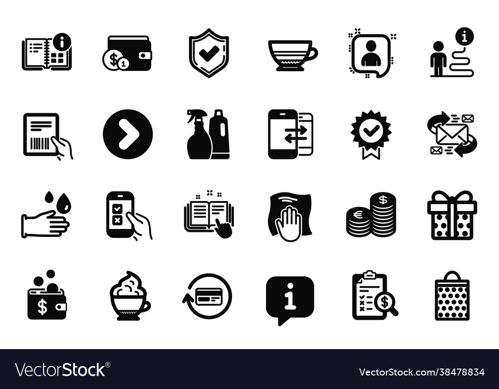 Set simple icons related to technical Vector Image Set simple icons related to technical