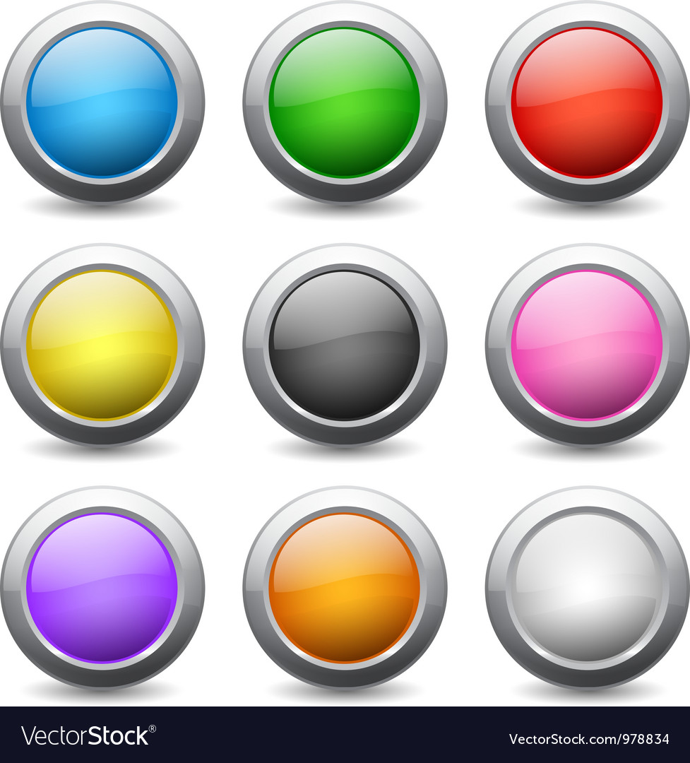 Web buttons Royalty Free Vector Image - VectorStock