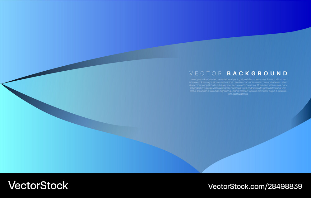 Abstract background overlapping blue wave Vector Image