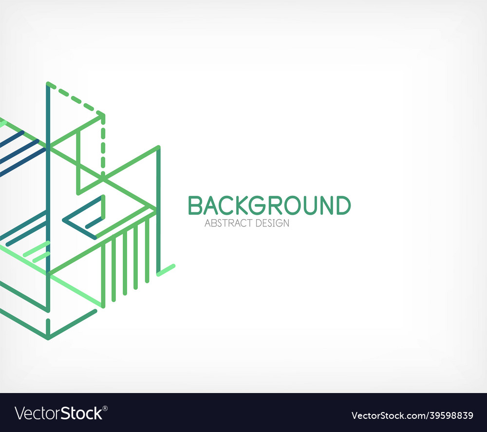 Abstract Color Lines Background