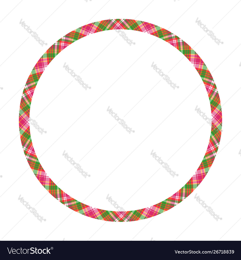 Circle borders and frames round border pattern vector image Circle borders and frames round border pattern