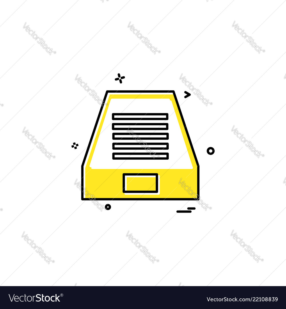 Dropbox icon design vector image Dropbox icon design
