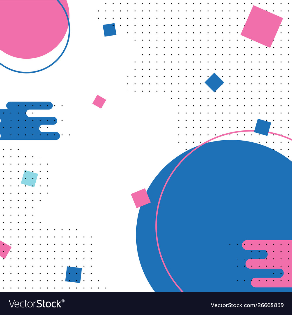 Memphis pattern styles background Vector Image Memphis pattern styles background