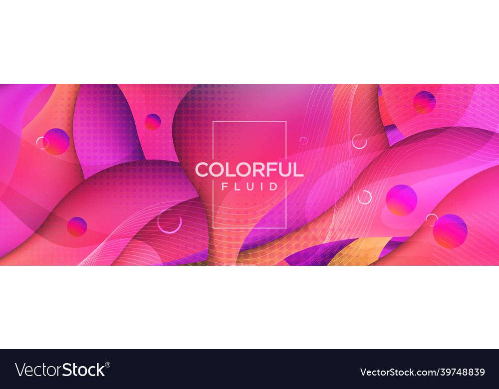 Modern colorful background with fluid dynamic vector image Modern colorful background with fluid dynamic