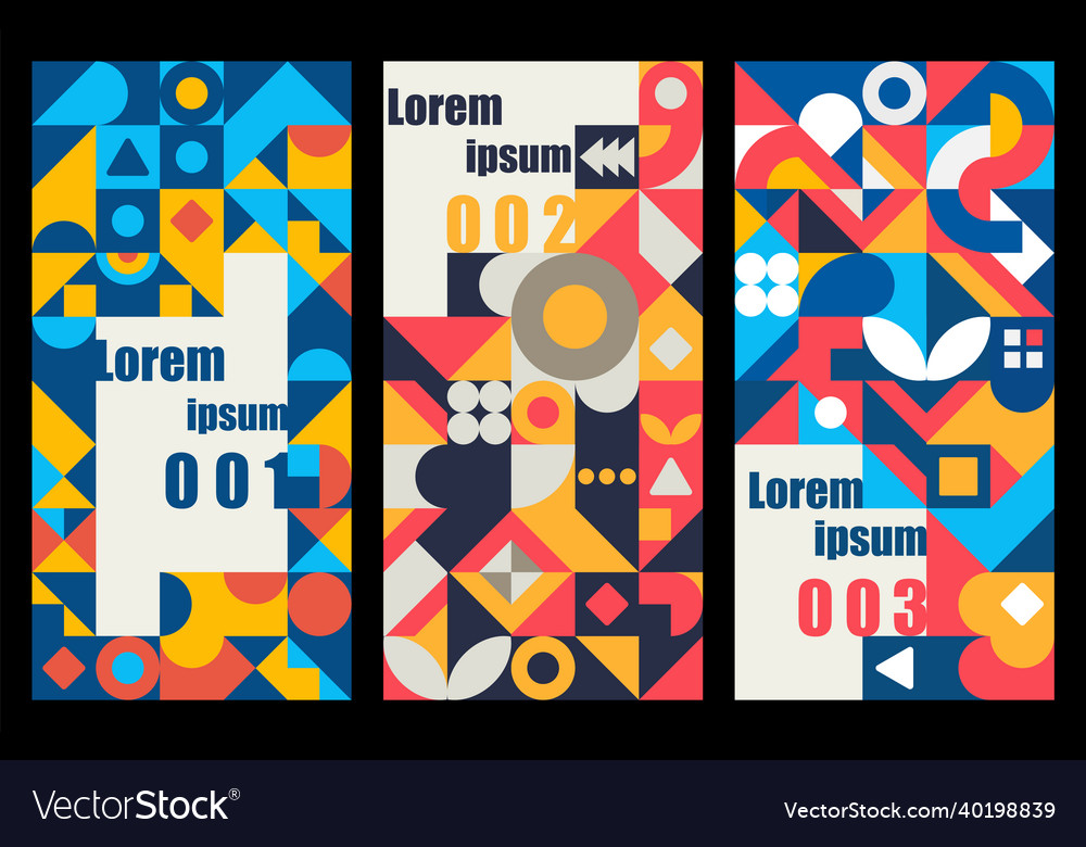 Modern geometric abstract background