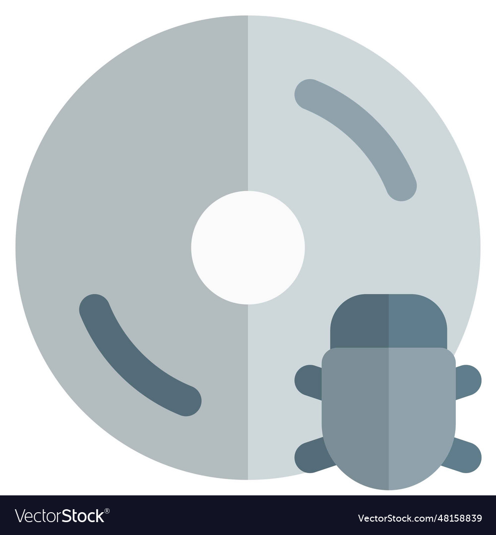 Pirated floppy disc included a virus Royalty Free Vector