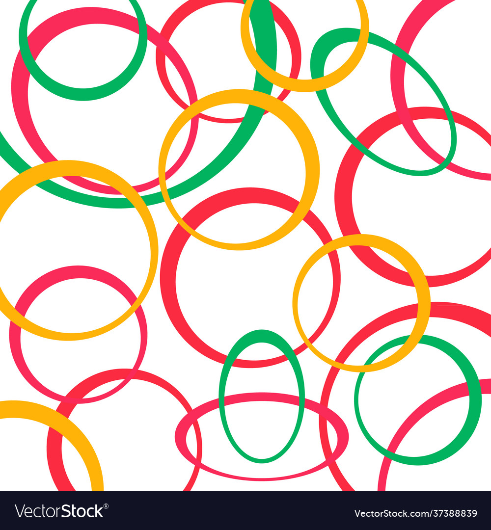 Retro pattern background with circles