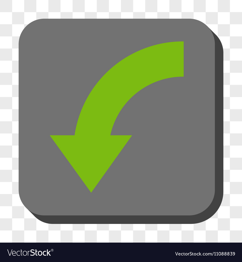 Rotate down rounded square button
