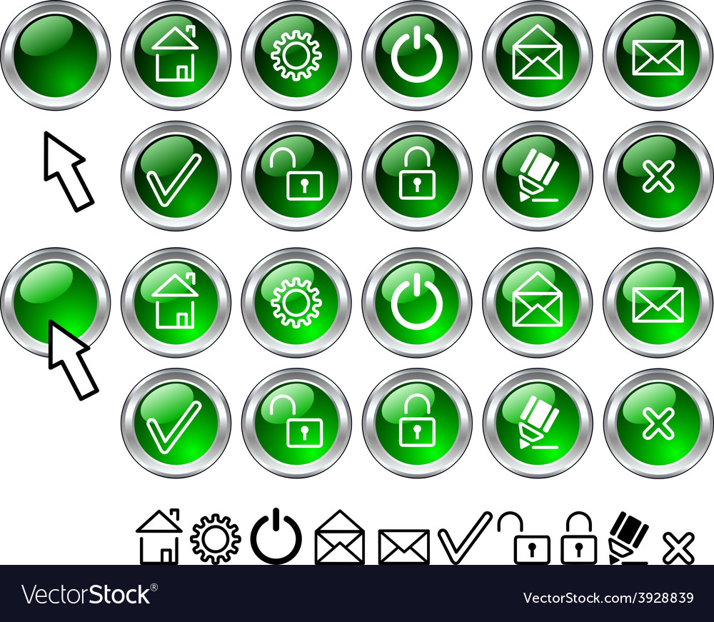 Set of web icons