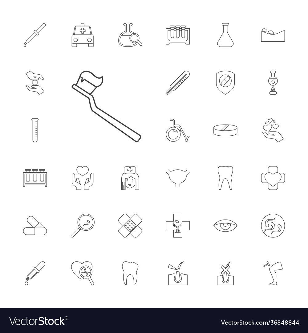 33 medicine icons